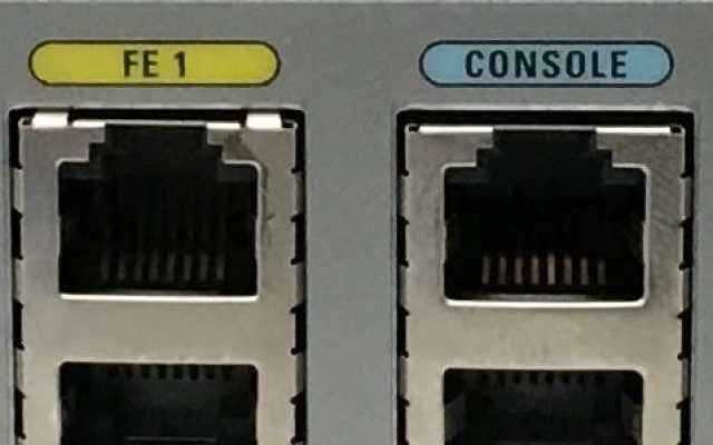 CISCO router console port